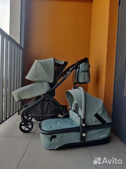 Коляска модульная 2 в 1 Luxmom