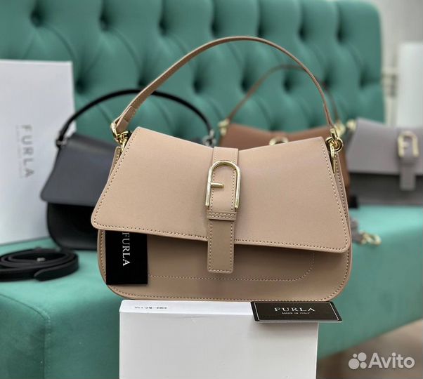 Сумка натуральная кожа furla