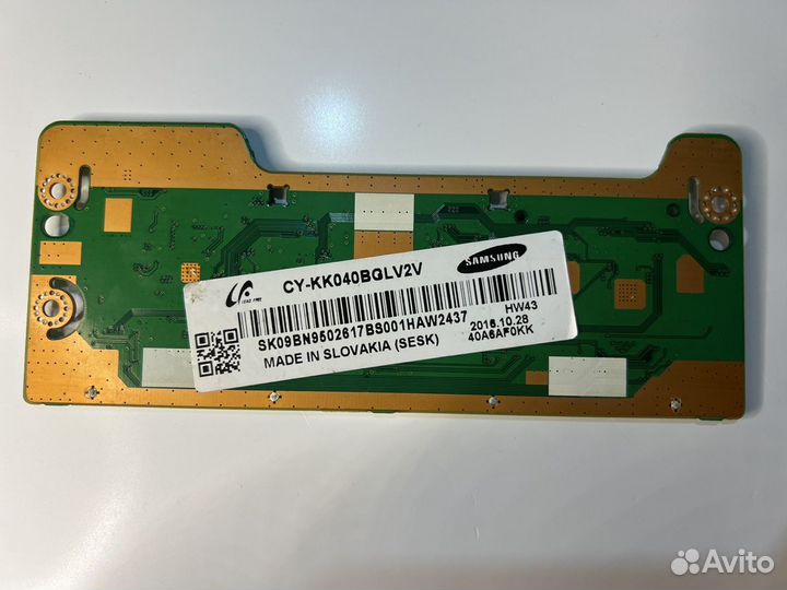 T-CON LSF400HN03-G гарантия CY-KK040bqlv2V