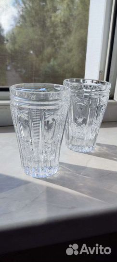 Хрустальные стаканы и стопки СССР