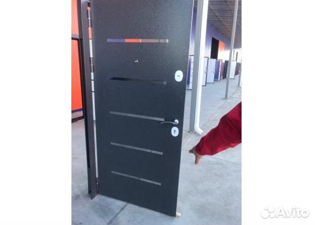 Дверь входная 8,5см «Токио» Букле/ Белое дерево