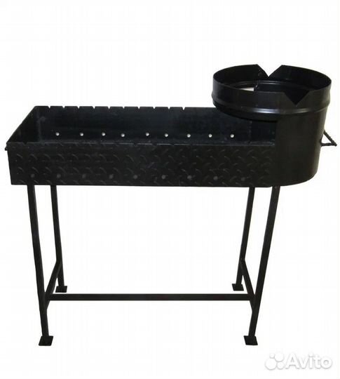 Мангал печь казан чугунный 10 литров с крышкой
