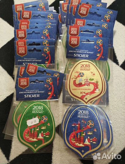 Наклейки / Стикеры fifa 2018