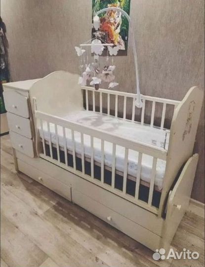 Детская кроватка 3 в 1