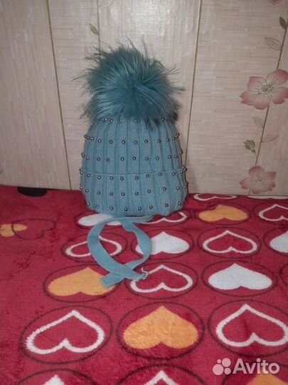 Шапка зимняя для девочки