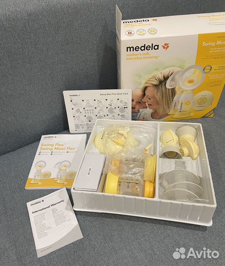 Молокоотсос medela swing maxi flex электронный