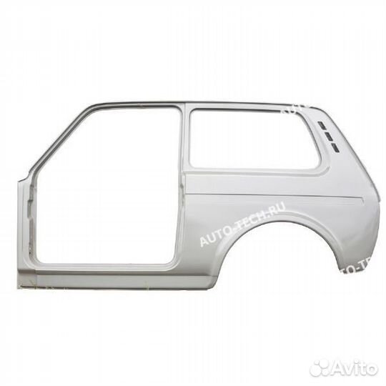 Боковина кузова ваз-2121/21214 левая (катафорезный грунт) LADA