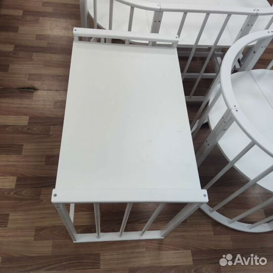 Новая круглая овальная детская кровать