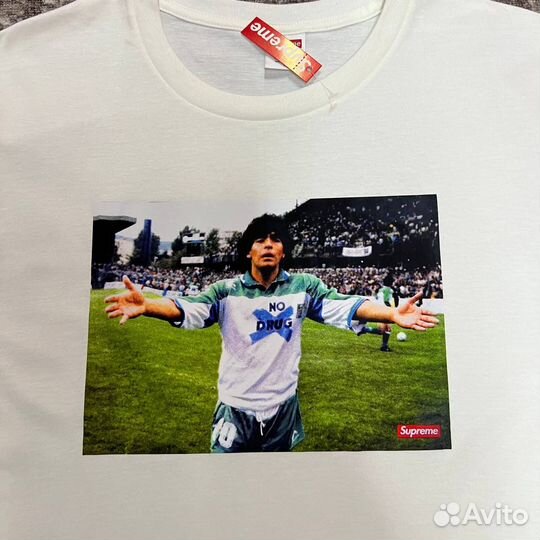 Футболка Supreme Maradona Марадона
