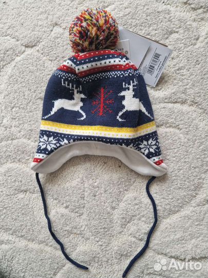 Шапка для мальчика новая 49/51 размер