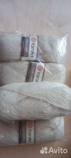 Пряжа для вязания мохер