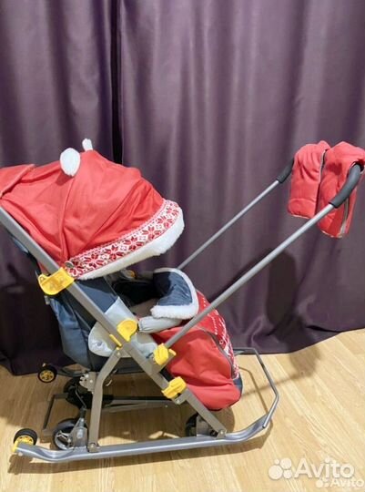 Санки коляска ника