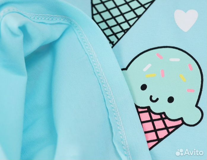 Платье с коротким рукавом для девочки