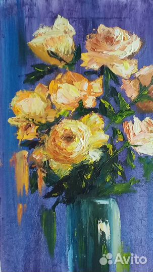 Картина маслом 30 х 60 см