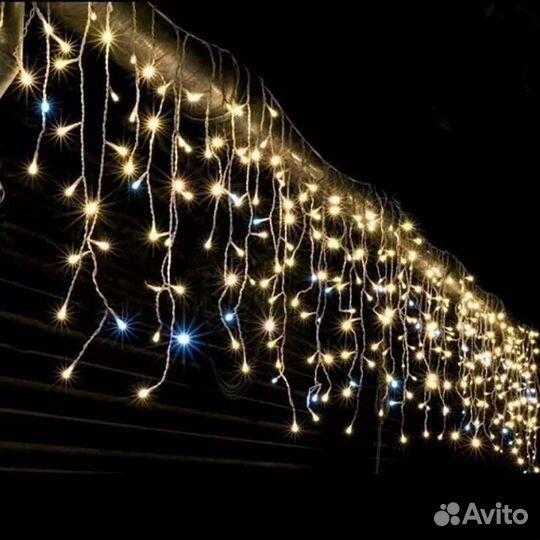 Бахрома гирлянда уличная 6 и 12 метров