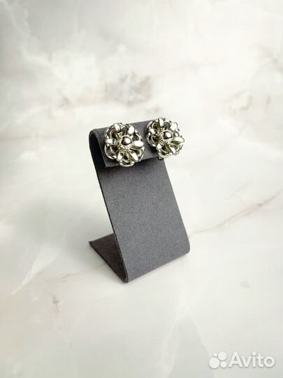 Винтажные клипсы цветы. США. К8. А