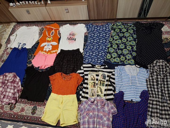 Пакеты вещей на девочку 10-11-13 лет