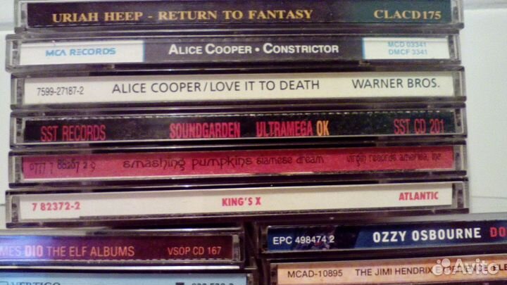 Зарубежный рок, фирменные CD