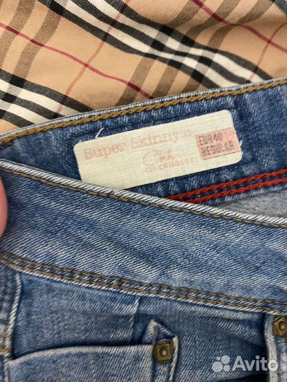 Джинсы skinny low waist