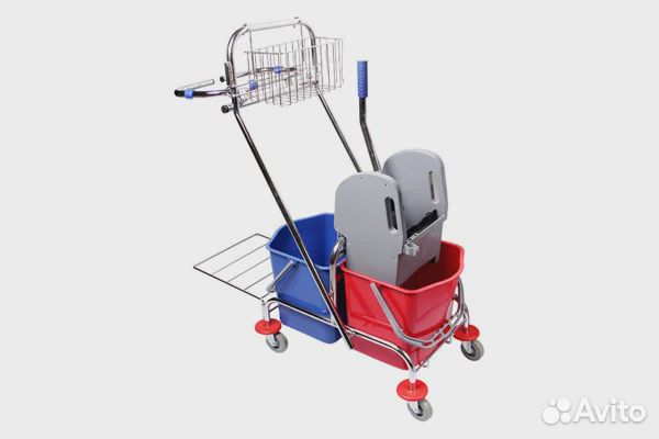 Тележка уборочная двухведёрная 2*17 л