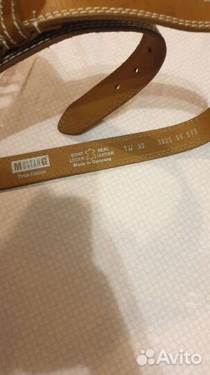 Ремень Германия (кожа, фирма Mustang)