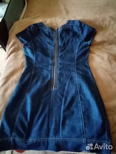 Джинсовое платье