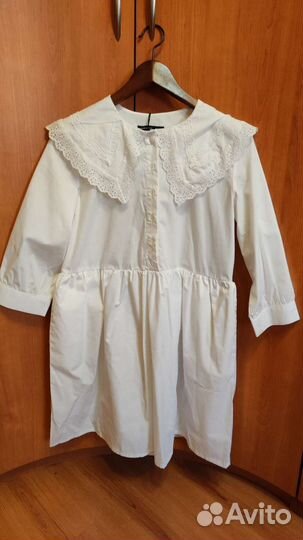 Платье белое размер S