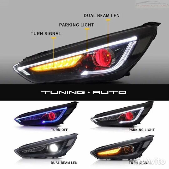 Фары Ford Focus LED J2480