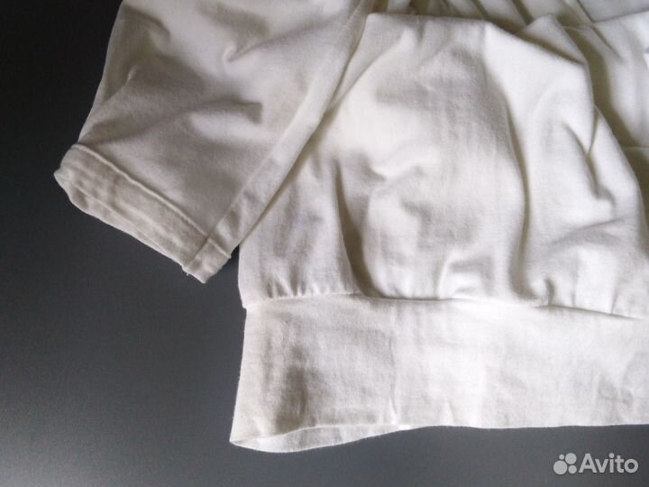 Блузка с бантом трикотажная 48 р-р