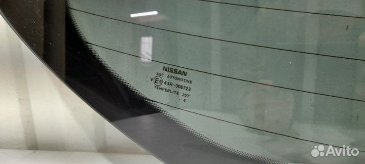 Стекло заднее Nissan Qashqai J11 2013