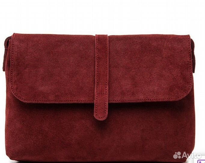 Сумка женская натуральная замша
