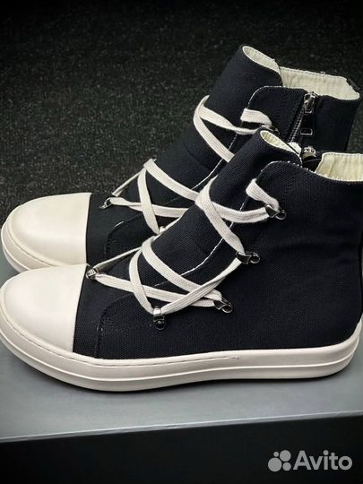 Кеды высокие Rick Owens Drkshdw Hexagram