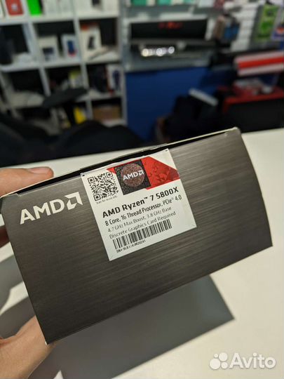 Процессор amd ryzen 7 5800x на гарантии