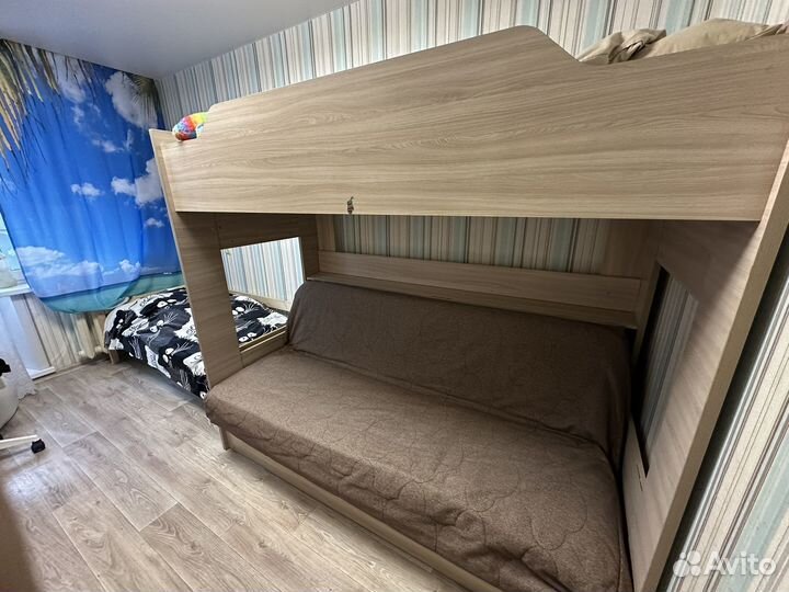 Кровать-диван двухярусная