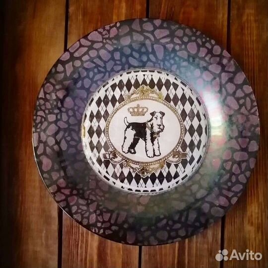 Тарелка декоративная настенная ручной работы