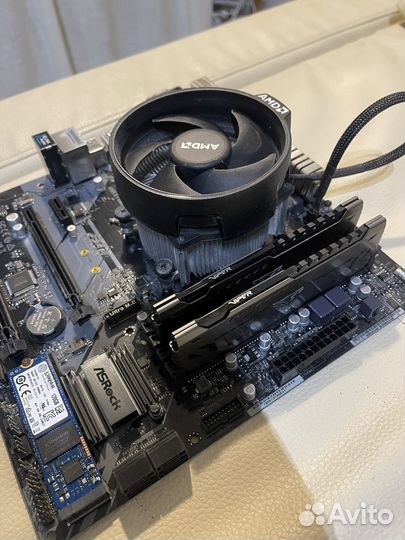 Комплект материнская плата с процессором и памятью