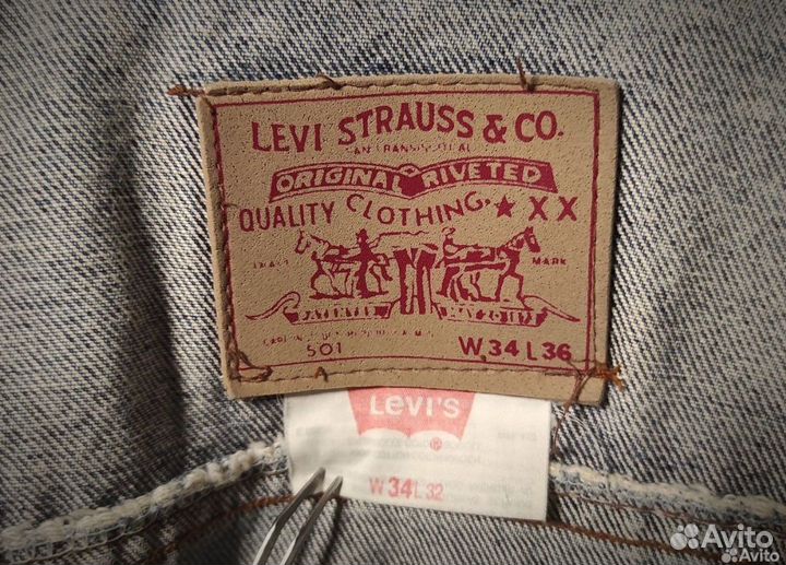 Джинсовая куртка Levis винтаж