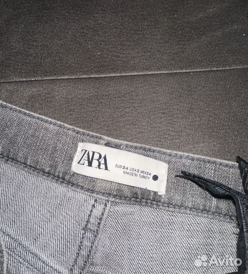 Прямые джинсы zara 34