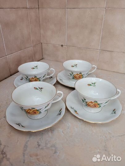 Чайный сервиз СССР рюмки стопки коньячный набор