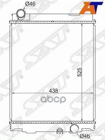 Радиатор Mitsubishi Fuso Canter FE7 02-12 MC0084-2