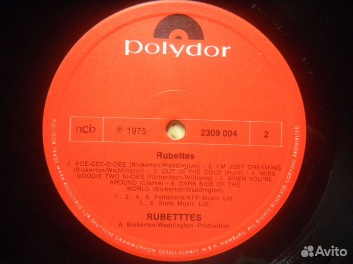 The Rubettes The Rubettes Norw. Polydor 75 EX/VG+