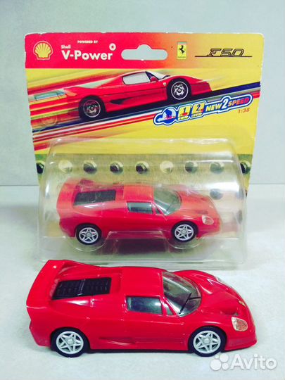 Модели 1:38 машинок Shell V Power Ferrari 2008г