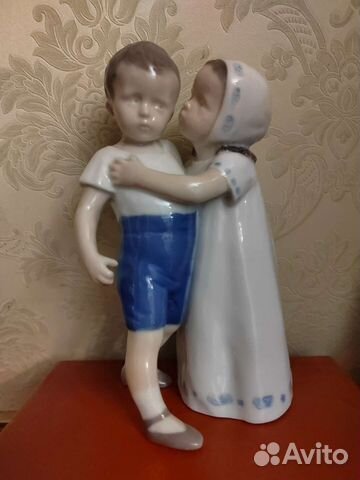 Bing & grondahl фарфоровая статуэтка