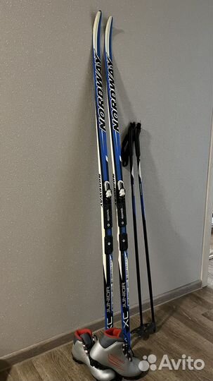 Беговые лыжи детские и ботинки