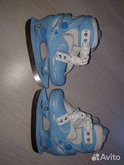 Коньки детские раздвижные 27-30 размер