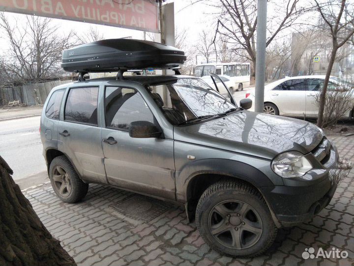 Автобокс ED Магнум 390 л на Chevrolet Niva