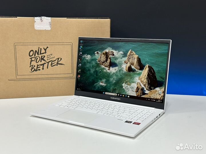 Новый Мощный ноут IPS Ryzen 5 16G озу SSD512g