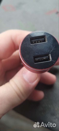 Адаптер в прикуриватель для зарядки 2 usb