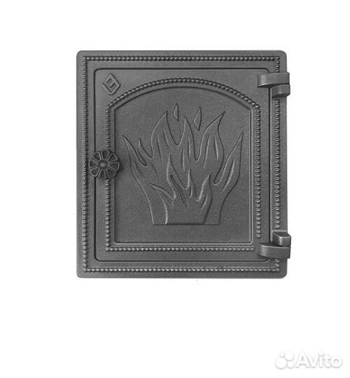 Дверь для Печи везувий печная дт-4 (Антрацит) везу