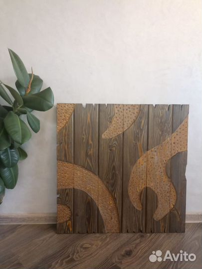 Панно из дерева. Картина
